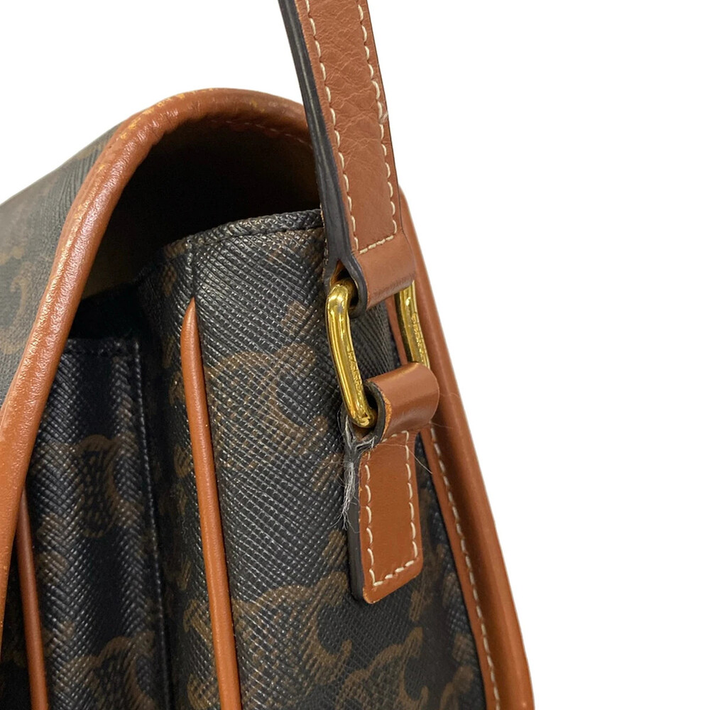 Celine Medium Folco Bag Tan Triomphe #334474C17B - Picture 11 of 15